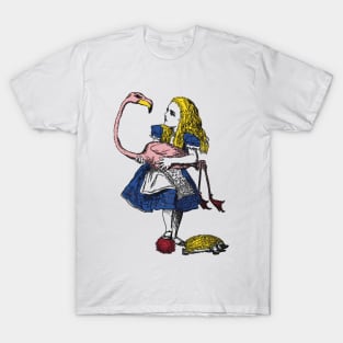 pop art alice playing croquet T-Shirt